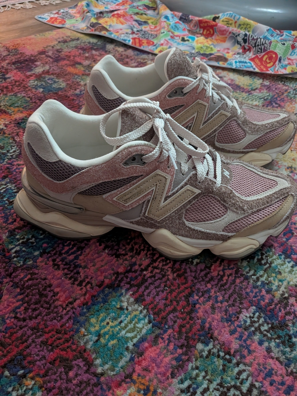 New Balance 9060 sneakers in the 'Landslide Mushroom' colorway